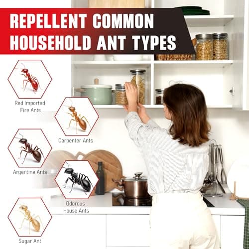 4 Tubes Ant Gel Bait, Indoor and Outdoor Use, Keeps Most Major Ant Species Away, Pets & Kids Safe