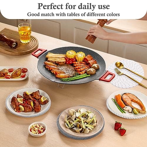 Billbotk 7" Trivets for Dishes, Pots and Pans, 4 Heat Resistant Hot Pads, Pot Holders for Kitchen, Plate Mats for Countertops, Table, Home Essentials, Farmhouse Decor — view 6