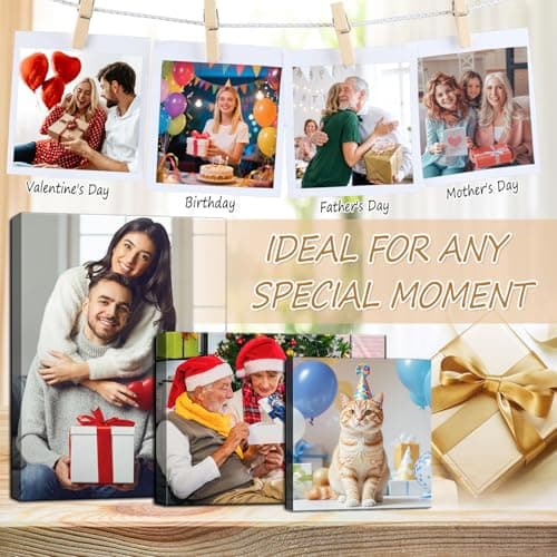 karani Custom Canvas Prints with Your Photos, Personalized Wall Art for Home Decor, Unique Personalized Gifts for Wedding, Birthday, Family & Friends, Ready to Hang Canvas Prints 8x10 — view 7