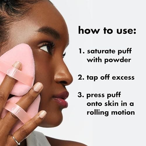 e.l.f. Halo Glow Powder Puff, Soft, Reusable Powder Puff For Applying Loose Or Pressed Powders, Easily Conforms To The Face, Vegan & Cruelty-free — view 3