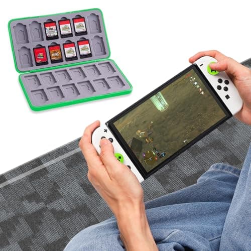 Thumb Grips Caps for Nintendo Switch 1/ OLED/Lite, 4 Pcs Silicone Thumb Grip Caps for Nintendo Switch Joystick Cover Cute Accessories Joy con Thumb Grips - Green — view 5