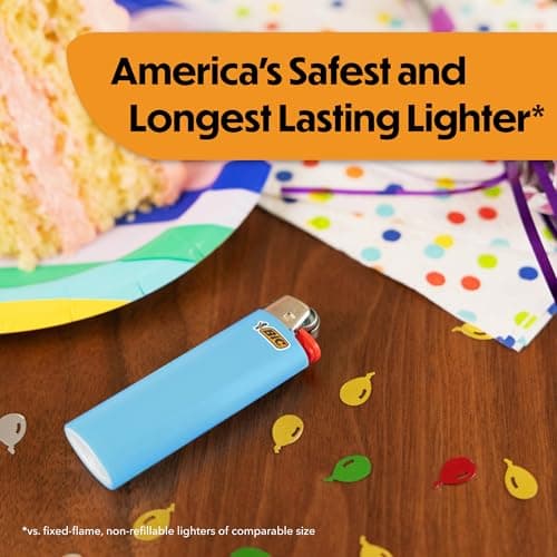 BIC Maxi Pocket Lighters, Dependable and Long-Lasting, Assorted Colors, 10-Pack (Colors May Vary) — view 4
