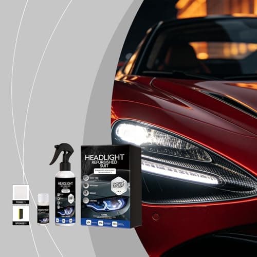 Headlight Restoration Kit, Removes Oxidation, Yellowing, and Fogging, Long-Lasting Protective Coating, Restores Clarity for all Car Types (1 Pcs) — view 3
