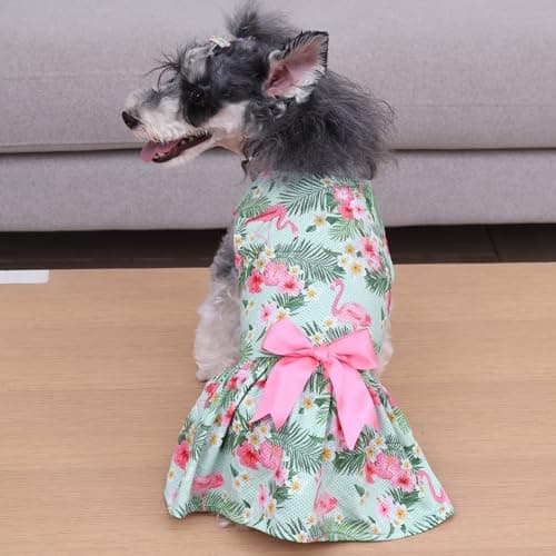 CuteBone Dog Mesh Dress Puppy Sundress Pet Outfit Summer Fashion for Small Dogs Girl Cat Clothes — view 6