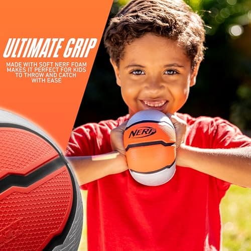 Nerf Mini Foam Sports Ball Set - Foam Football, Soccer Ball + Basketball Set Soft Sports Toy for Kids - Multicolor — view 2