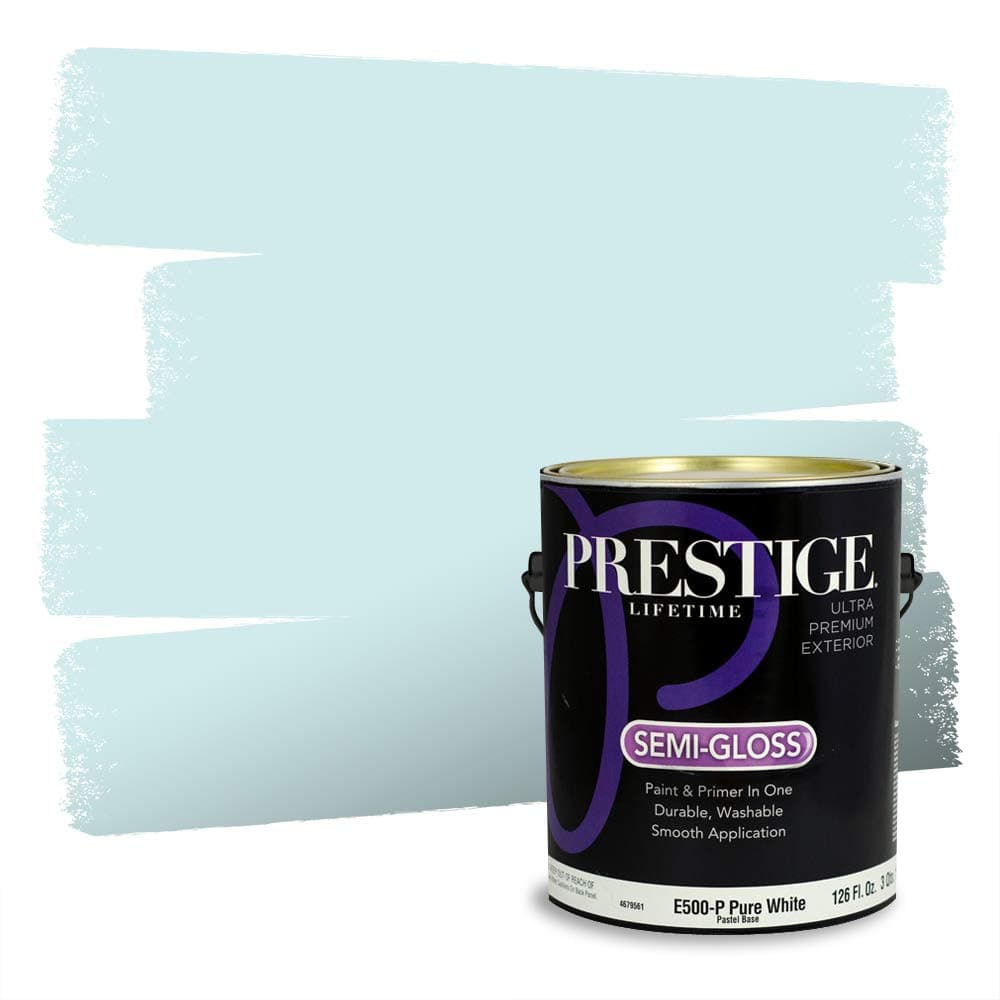 PRESTIGE Paints Interior Paint and Primer In One, 1-Gallon, Semi-Gloss, Comparable Match of Valspar* Dewdrop* — view 1333