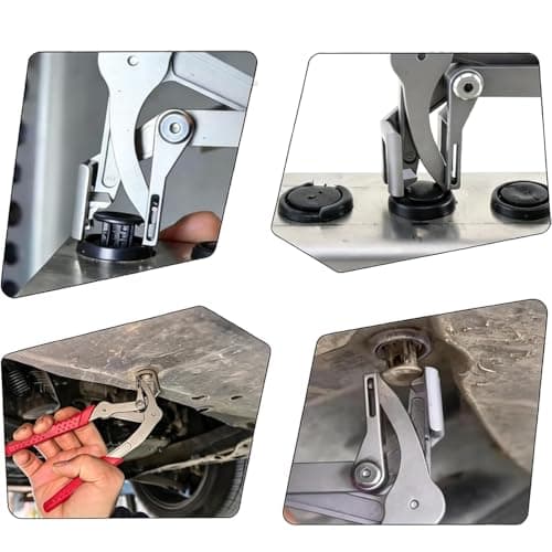 Car Clip Pliers Removal Tool, Labor-Saving Clip Removal Tool for Versatile Automotive Fasteners Auto Door Panels Interior Exterior Trim Mechanic Damage Free Disassembly(Red) — view 3
