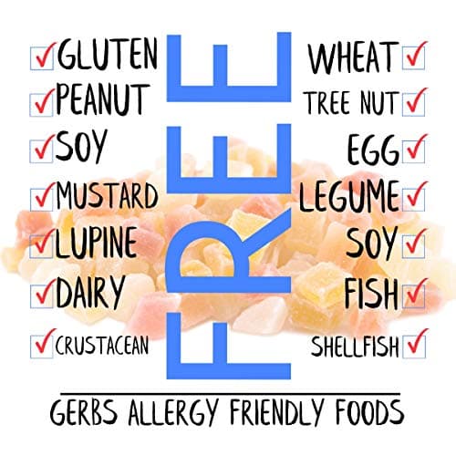 Gerbs Dried Tropical Fruit Mix, 2 LBS. - Unsulfured -Top 14 Food Allergy Free & Non GMO - Diced Mango, Pineapple, Papaya Sweetened — view 3