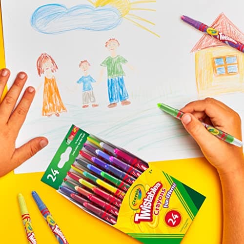 Crayola Twistables Crayons for Kids (24ct) Cute School Supplies for Toddlers, Preschool, Kindergarten, Elementary, Gifts for Boys & Girls, Ages 3, 4, 5 — view 5