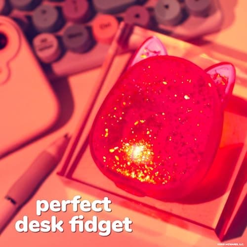 Original Squishmallows™ SLIMYGLOOP Pink Gelli Gels™, Slow Rising Sensory Squeeze Toy with Glitter, Gel Filled Fidget Toys — view 4