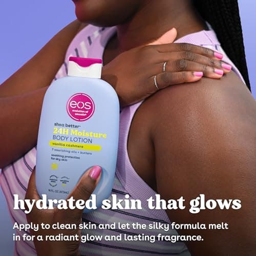 eos 24H Moisture Travel Body Lotion- Vanilla Cashmere, Travel Size Essential, Toiletries, Mini Body Lotion For Dry Skin, 2.5 fl oz — view 4