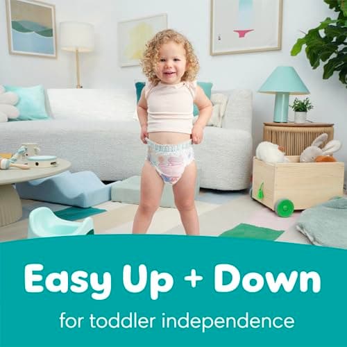 Easy Ups Girls & Boys Potty Training Pants, Size 4 (2T3T), 25 Count, Peppa Pig Absorbent Training Underwear, Up to 100% Leakproof Day and Night, Hypoallergenic — view 7
