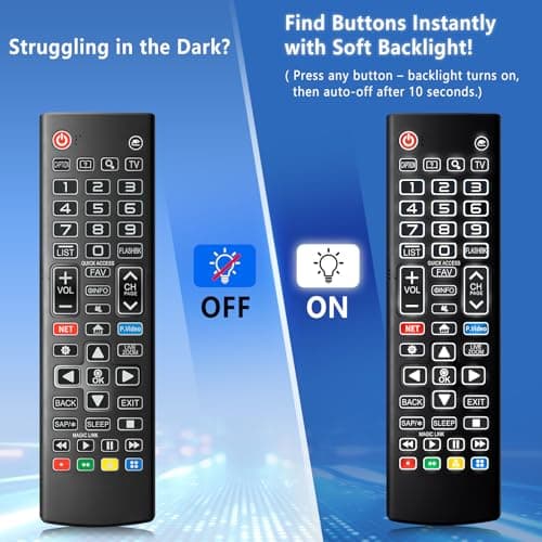 Universal Backlit Remote for LG Smart TV Remote Control Replacement