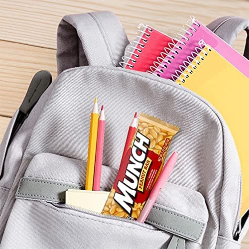 MUNCH Peanut Bar Gluten-Free LOW GLYCEMIC Individually Wrapped, Candy Bulk Box, Single Full Size Single, 1.42-Ounce Bar, 36-Count — view 3