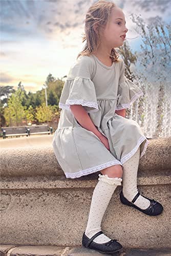 Otter MOMO Toddler/Little Girls Mary Jane Ballerina Flats Size 10 Shoes Slip-on School Party Dress Shoes — view 4