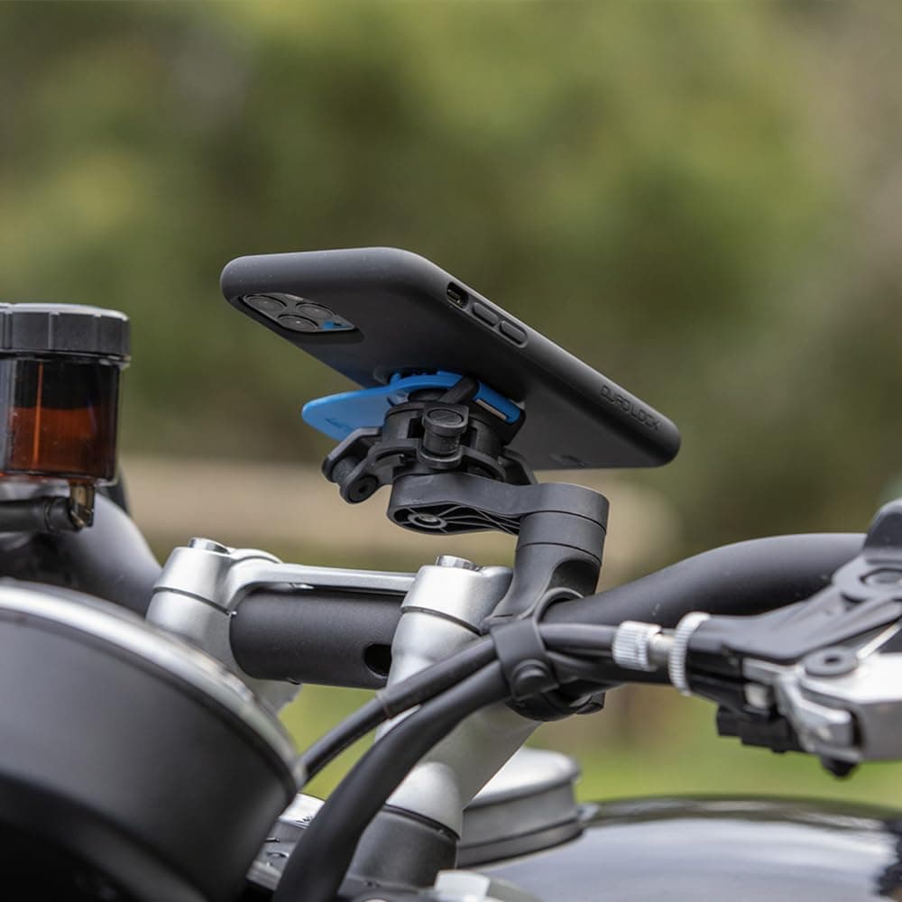 QUAD LOCK Handlebar Mobile Phone Holder for Motorcycle with Vibration Damper and MAG Case for iPhone 16 Pro Max — view 4