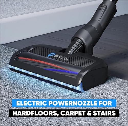 Prolux Phantom Canister Vacuum Cleaner with North American Power Nozzle, Lightweight, Powerful, H12 HEPA Filter Easy Suction Adjustment, Perfect for Quick and Efficient Cleaning — view 4