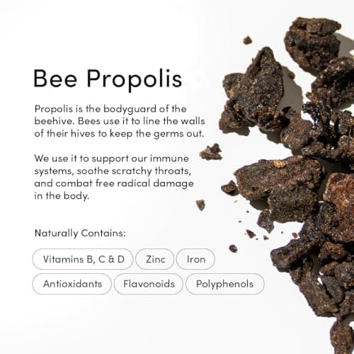BEEKEEPER'S NATURALS Propolis Throat Spray - 85mg Bee Propolis Extract - Natural Immune Support, Sore Throat Relief & Antioxodant Support - Antioxidants, Keto, Paleo, Gluten-Free (1.06 oz) — view 4