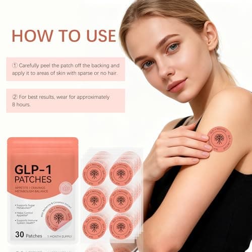 GLP-1 Transdermal Skin Patches, 30 Count One Month Supply — view 3