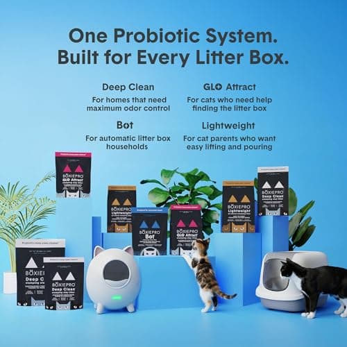 Boxie® Probiotic Cat Litter 40 Day Natural Odor Control, 40lb Clumping Kitty Litter (Clay) — view 7