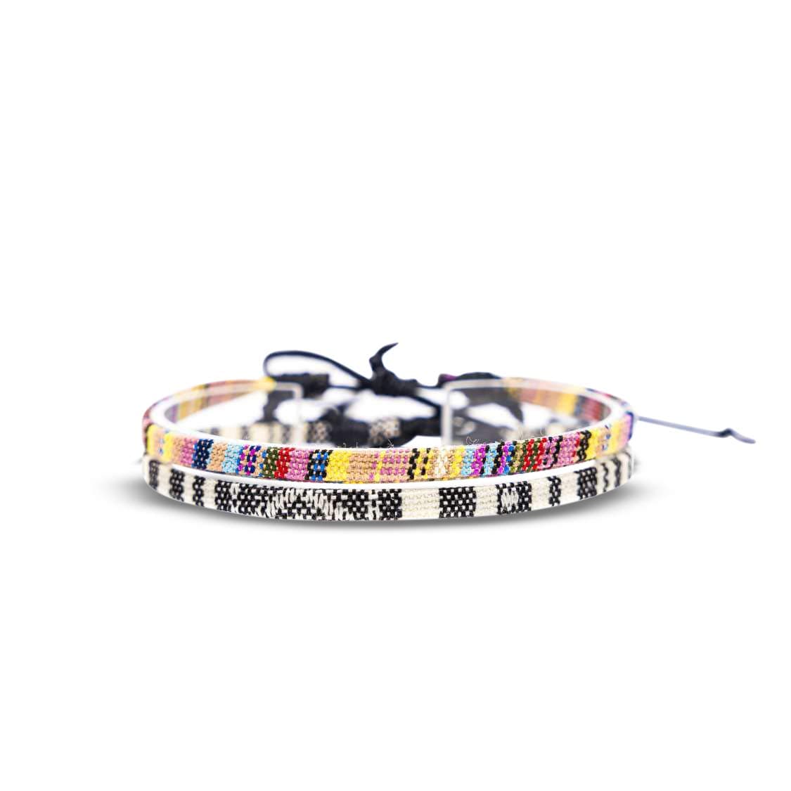 Made by Nami Tobilleras Mujer Impermeables Ajustables 19-38cm Pulseras Boho de Hilo Algodón 100% Turquesa — view 25