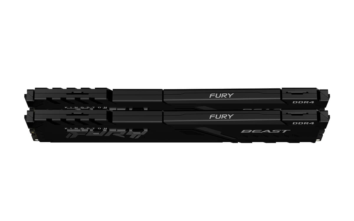 Kingston FURY Beast 64GB (2x32GB) 3200MHz DDR4 CL16 Desktop Memory Kit of 2 KF432C16BBK2/64 — view 2