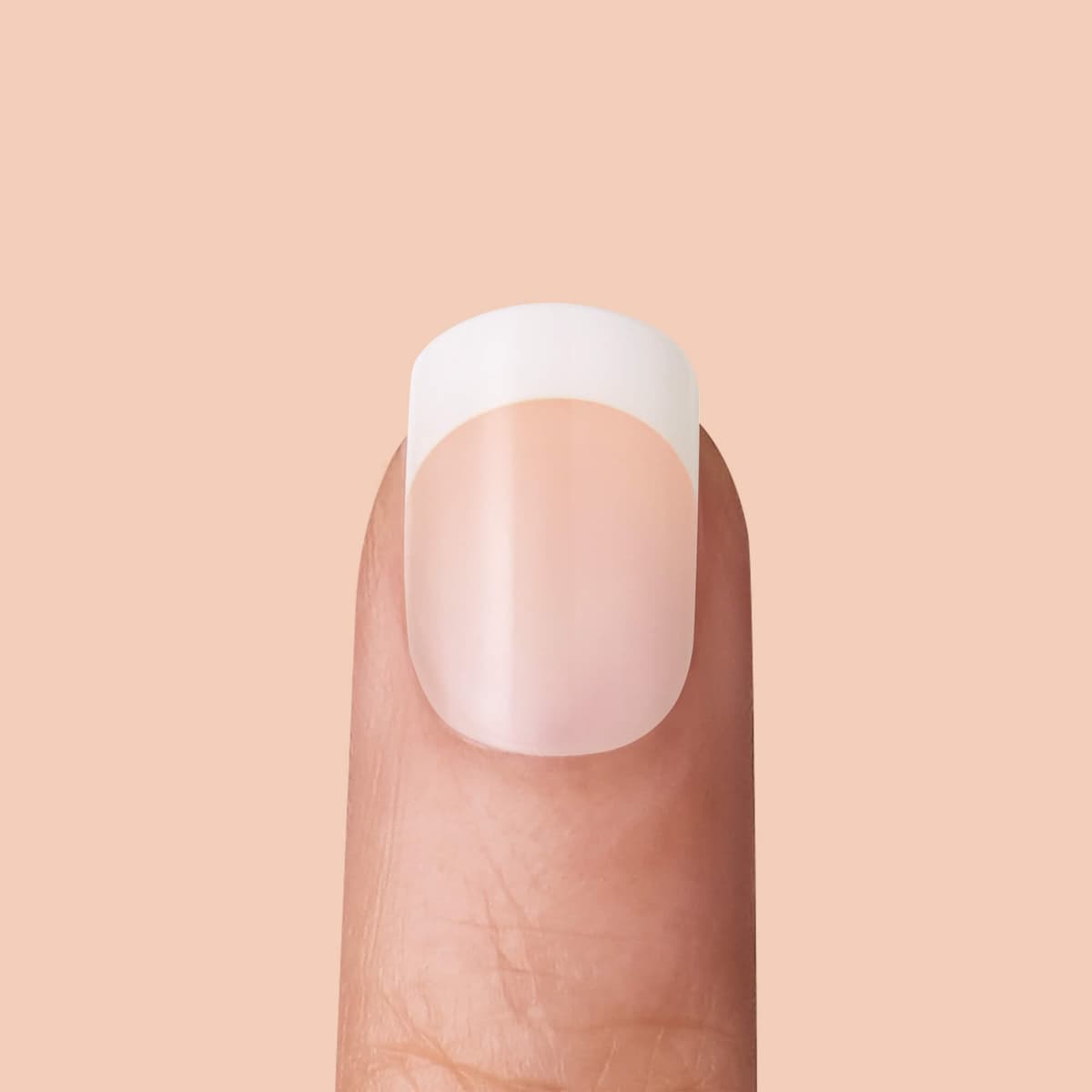 KISS Salon Acrylic French Nude Collection, Cashmere, Medium Length Nude Fake Nails, Includes False Nails, Nail Glue, Nail File, and Manicure Stick, 28 Count (Pack of 1) — view 16