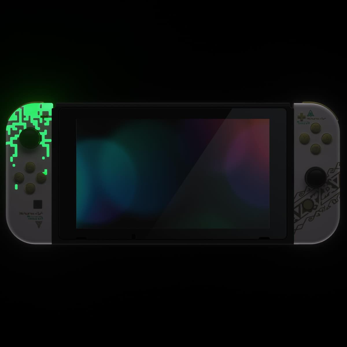 eXtremeRate Carcasa con Botones para Nintendo Switch - Funda Protectora de Reemplazo para Joycons y Consola, Shell Placa con Teclas para Nintendo Switch Accesorios (Tótem del Reino Blanco) — view 5