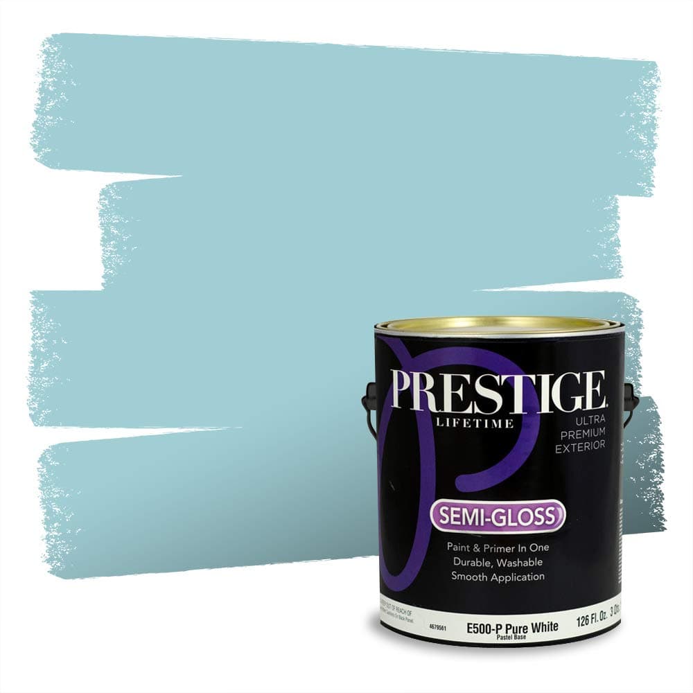 PRESTIGE Paints Interior Paint and Primer In One, 1-Gallon, Semi-Gloss, Comparable Match of Valspar* Dewdrop* — view 418