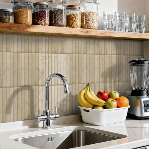 24 piece 3D smart backsplash tiles peel and stick for kitchen bathroom vanity RV decor,adhesive marble backsplash stickers stick on wall tiles