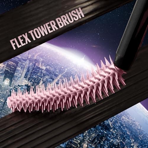 Maybelline Lash Sensational Sky High Washable Mascara Makeup, Volumizing, Lengthening, Defining, Curling, Multiplying, Buildable Formula, Blackest Black, 1 Count — view 3