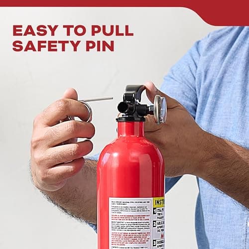 Kidde Basic 110 Fire Extinguisher for Home, 1-A:10-B:C, FA110G, 1 Pack — view 8