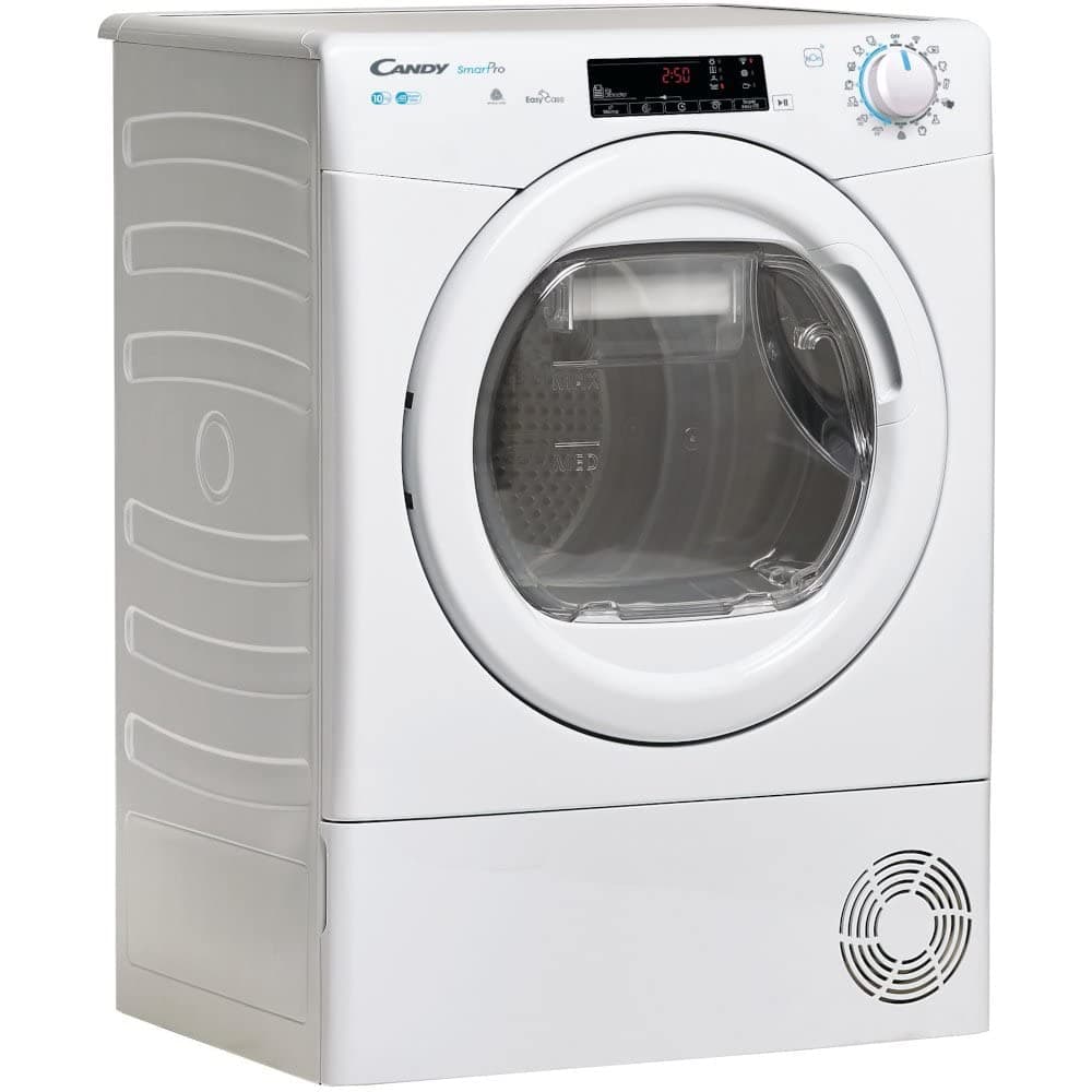 Candy CSOEC10TE 10kg Condenser Tumble Dryer, Sensor Dry, EasyCase, WiFi, White — view 2