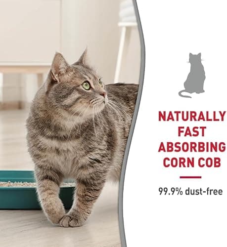 Nature’s Miracle Premium Clumping Corn Cob Litter, 10 Pounds, Made with Real Corn Cob for Fast-Clumping Litter for Multi-Cat Households — view 5