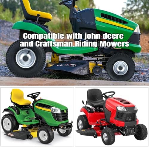 AR-PRO (2-Pack) 15 x 6.00-6 Front Tire and Wheel Assembly for Riding Mower Lawn Tractor, 3" Centered Hub, 3/4" Sintered Iron Bushings, 4Ply Pneumatic with Turf Tread — view 2