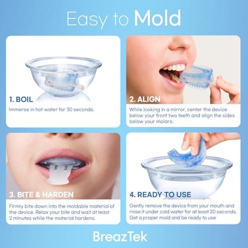 Anti Snoring Devices Mouth Guard: Adjustable Snoring Solution for Better Sleep - Snore Stopper for Men and Women — view 4