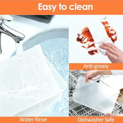 Silicone Coffee Maker Mat with Lip for Countertops 15.7''x11.8''Translucent — view 4