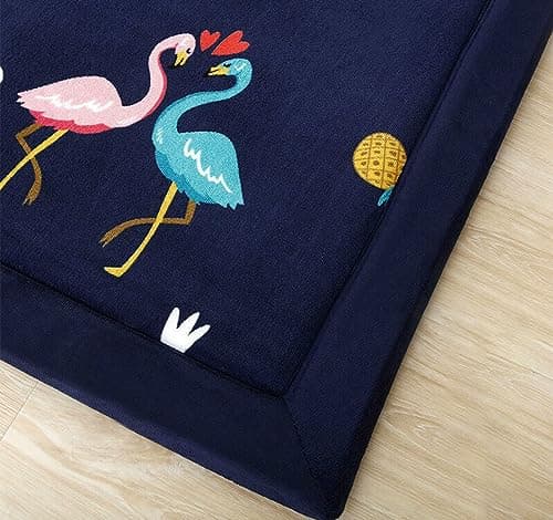 Play Crawling mat for Nursery Baby, Extra Soft Activity Floor Mat for Kids Playroom Bedroom-Animal 1-150 * 150cm — view 4