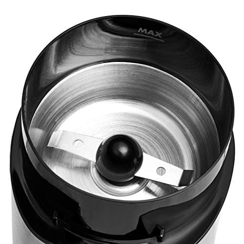 Amazon Basics Fast Electric Coffee Grinder for Home Use, Easy to Use Coffee Bean and Spice Grinder with Heavy-Duty Stainless Steel Grind Blades — view 4