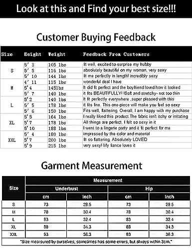 Avidlove Sexy Lingerie for Women One Piece Babydoll V Neck Bodysuit Cute Lingerie(Black,M) — view 4