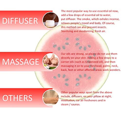 2-Pack Watermelon Essential Oil, Pure, Undiluted, Premium Grade Watermelon Oil - 2x10 mL — view 3