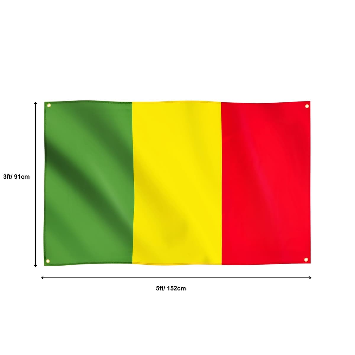 Runesol Cornwall Flag - 91x152cm, 3ft x 5ft, Cornish Flag, 4 Grommets, Eyelet in Every Corner, Premium Quality, Inside & Outside Use, Vivid Colours — view 879