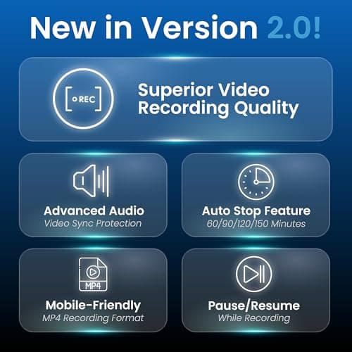 ClearClick Video to Digital Converter 2.0 (Second Generation) - Record Video from VCR's, VHS Tapes, AV, RCA, Hi8, Camcorder, DVD, Gaming Systems [Requires Working VCR/Camcorder & Tapes] — view 5