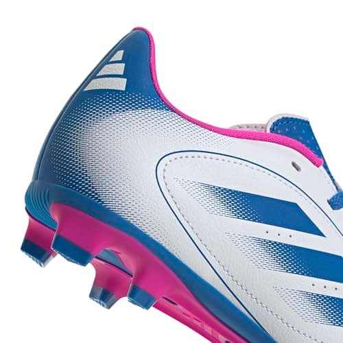 Adidas Unisex-Kids Goletto IX Firm Ground/Multi Ground, White/Bright Royal/Team Shock Pink, 11 — view 6