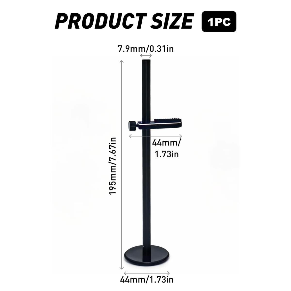 Soporte GPU Soporte Tarjeta Grafica Ajustable en Aluminio Anodizado con Base Magnética y Diseño CNC Compatible con Chasis ATX, MATX e ITX para Tarjetas de Video Pesadas — view 2