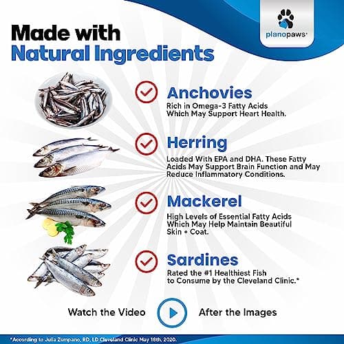 Omega 3 Fish Oil for Dogs – Liquid Fish Oil Supplement – Supports Skin & Coat, Joint Function & Overall Wellness – Easy to Serve – for All Breeds & Ages — view 5