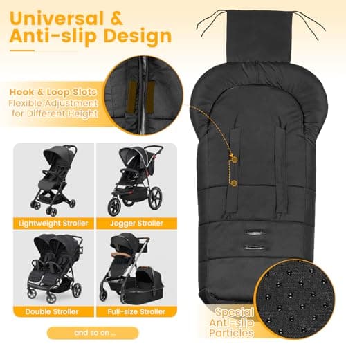 Orzbow Stroller Footmuff Universal, Weather-Proof Baby Bunting Bag, Warm — view 4