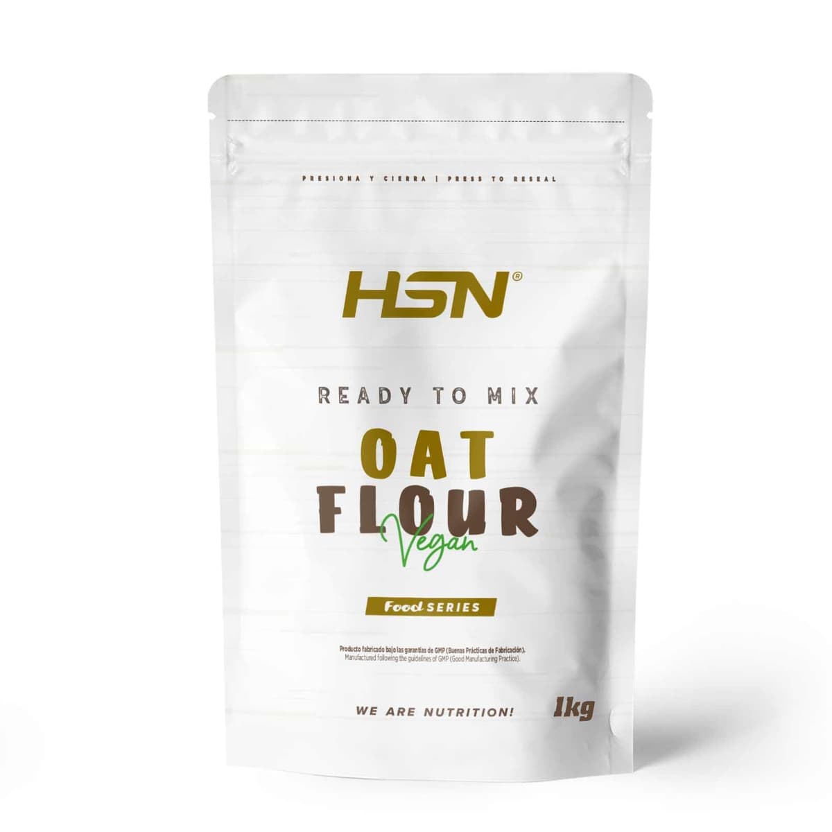 HSN Harina de Avena de Sabores Instantánea en Polvo | Sin Sabor 3Kg = 60 Tomas por Envase | Sin Azúcares Añadidos | Ideal Tortitas de Avena, Batidos de Proteínas | No-GMO, Vegano — view 8