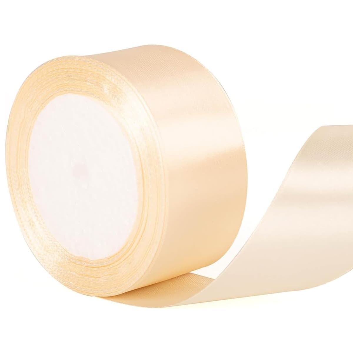 40mm Wide White Ribbon Thick Wedding Car Ribbon 22m, 1.5 inch Thick White Satin Ribbon for Gift Wrapping Wedding Car Christmas Birthday Cake Hair Bow Florist Bouquet Crafts Decorations — view 190