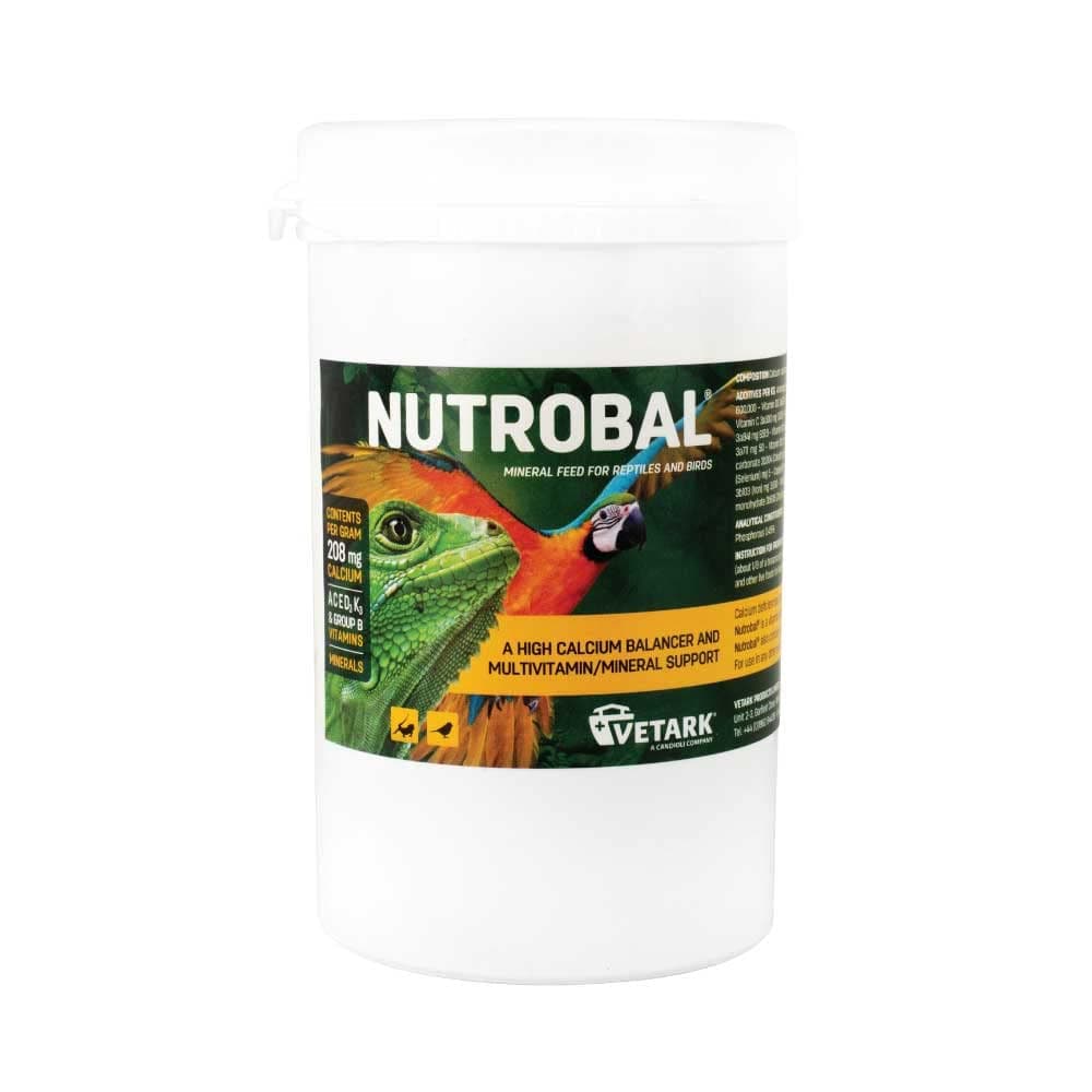 Nutrobal, Calcium & Vitamin D3 Mineral Supplement for Birds & Reptiles, Powder, Easy to Administer, 100g — view 8